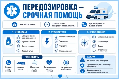 Помощь при передозировке в Павловском Посаде