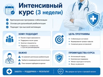 Реабилитация за 21 день в Павловском Посаде
